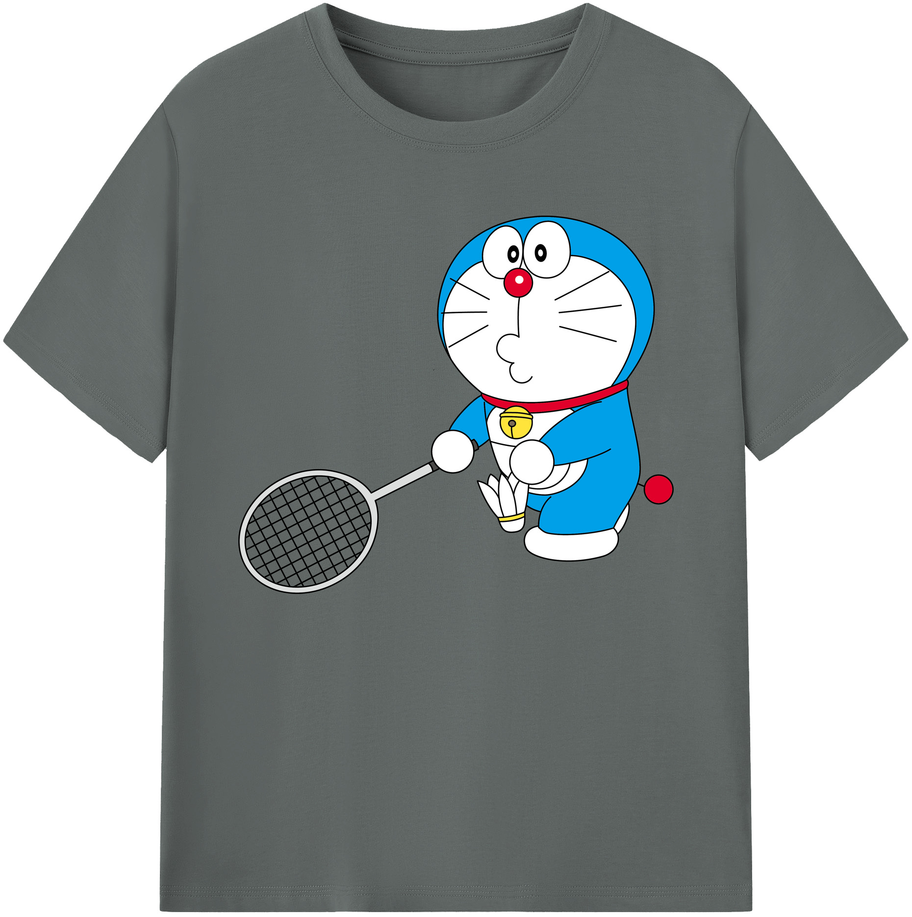 （画像用） ドラえもん Doraemon 綿100％ メンズ半袖Tシャツ｜肌触りやわらか＆通気性